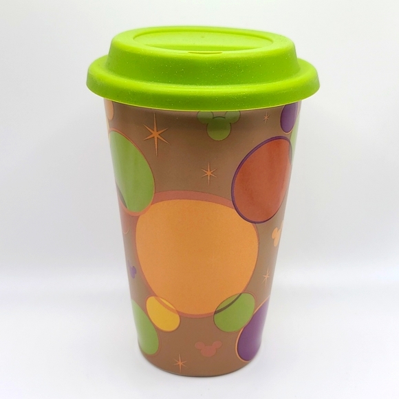 Mickey Mouse Ceramic Coffee Tumbler Travel Mug - Picture 1 of 3